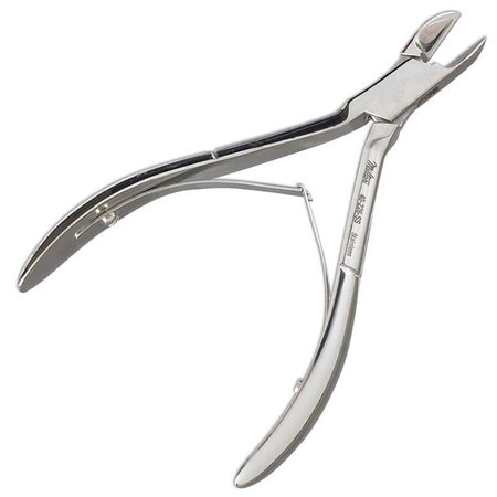 MILTEX INTEGRA Nail Nipper, 5in, Straight Jaws, Double Spring, Stainless Steel 40-226-SS